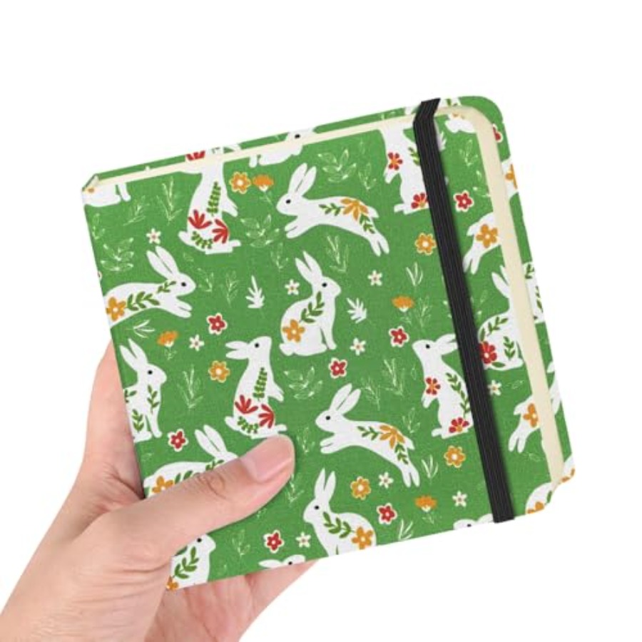 Travel Notebook Journal - Square 4.8x4.8 inches 80gsm 96sheets/192 Pages