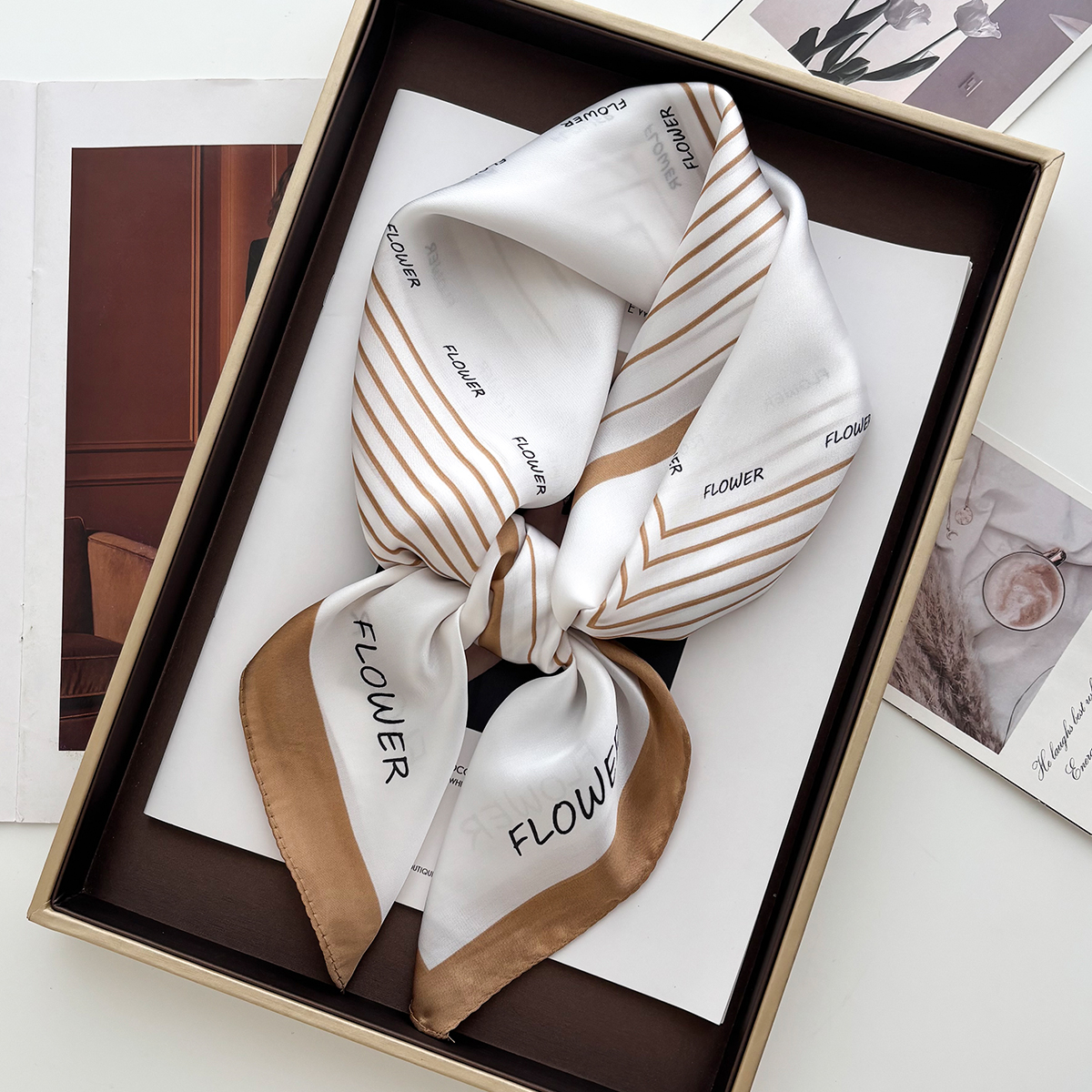 Travel Accessories Neck - Luxury Print Scarf For Women Elegant
