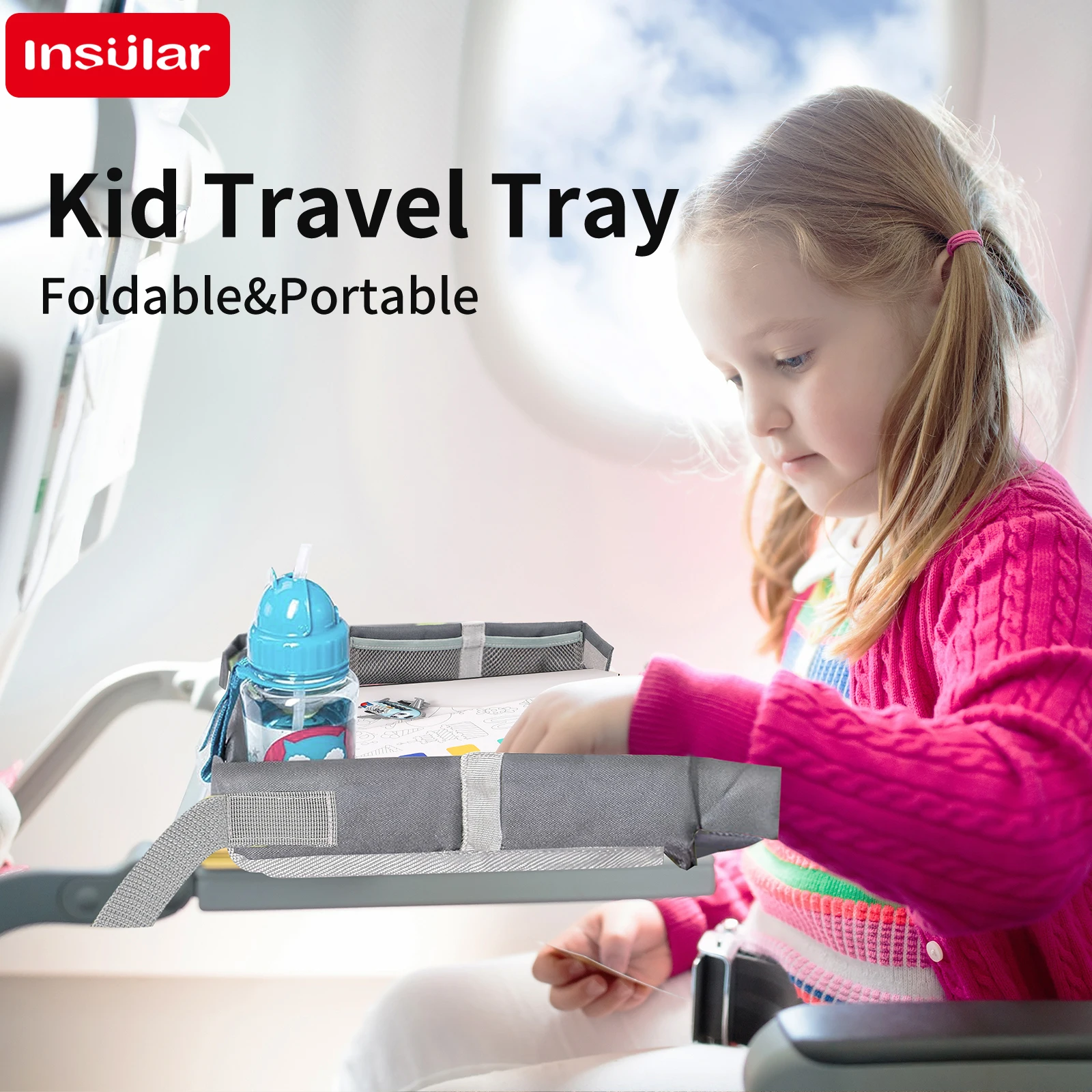 Travel Accessories With Toddler - INSULAR Kids Car Seat Travel Tray,