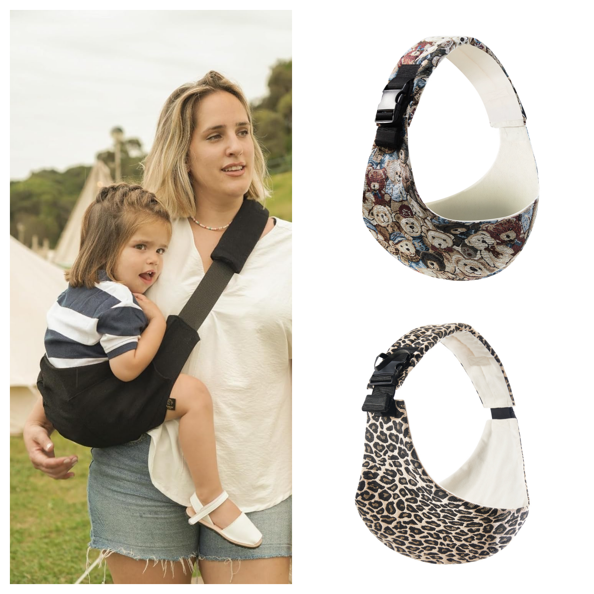 Travel Accessories With Toddler - Baby Carrier Newborn Crossbody Wrap Baby