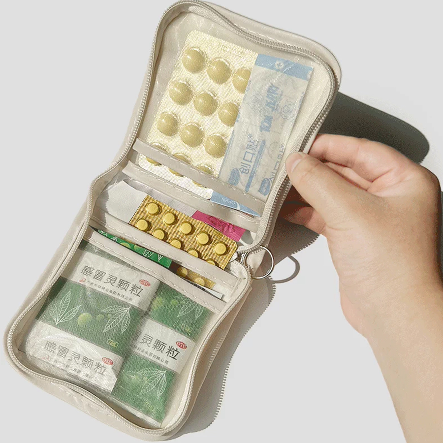 Travel Accessories Kit - Zippered Pocket Medicine Bag Outdoor Travel