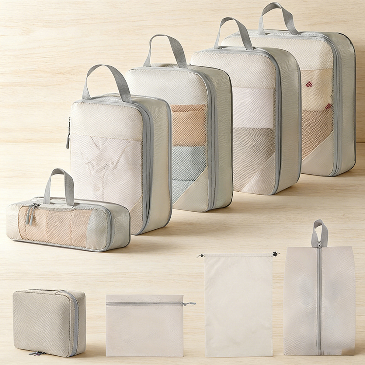 Travel Accessories Gear - 5pcs/set Lightweight Portable Travel Compression Storage