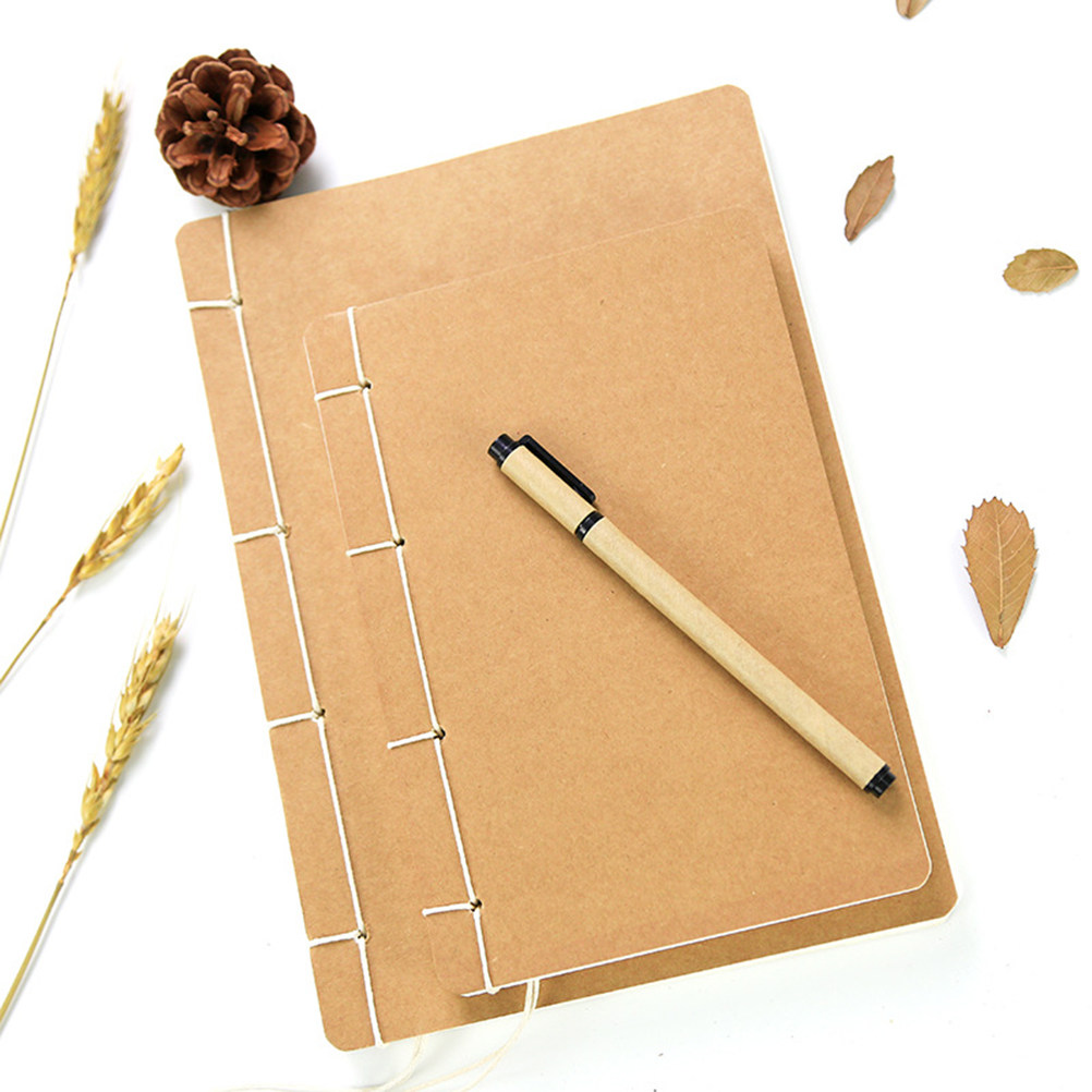 Travel Notebook Journal - 1Pcs A5 Retro Kraft Paper Notebook