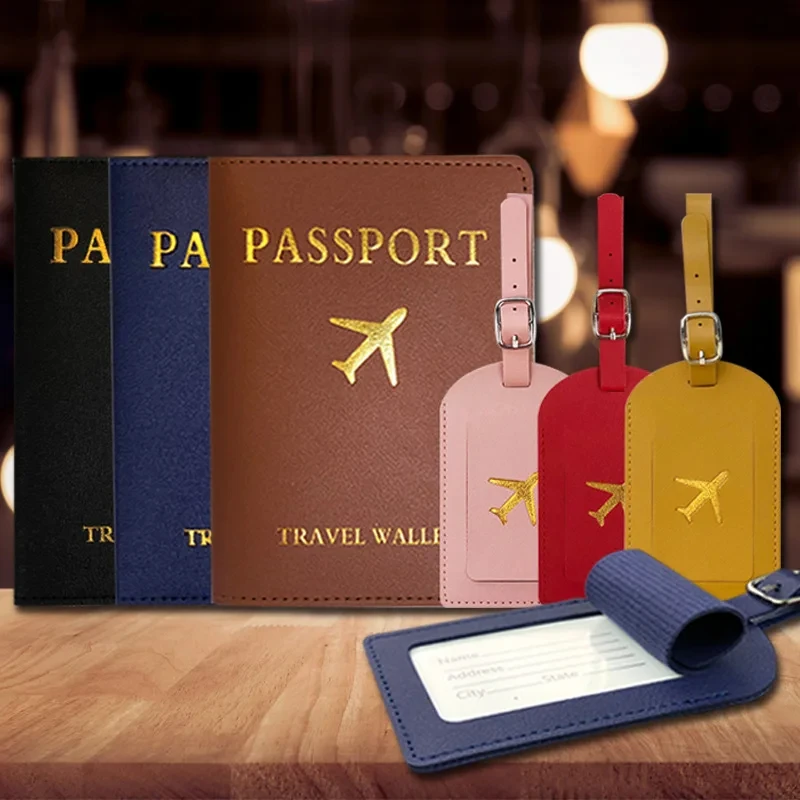 PU Leather Luggage Tag Passpor - Travel Accessories Gear incelemesi ve fiyatı