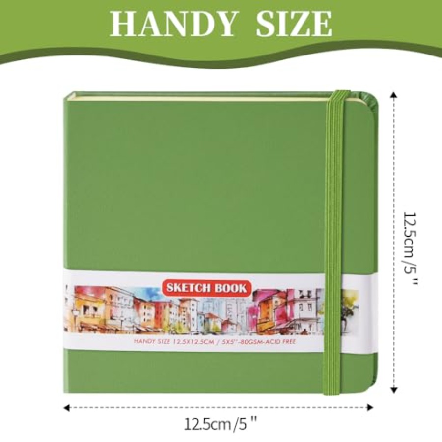 Square 5x5 inches 80gsm 96shee - Travel Notebook Journal incelemesi ve fiyatı