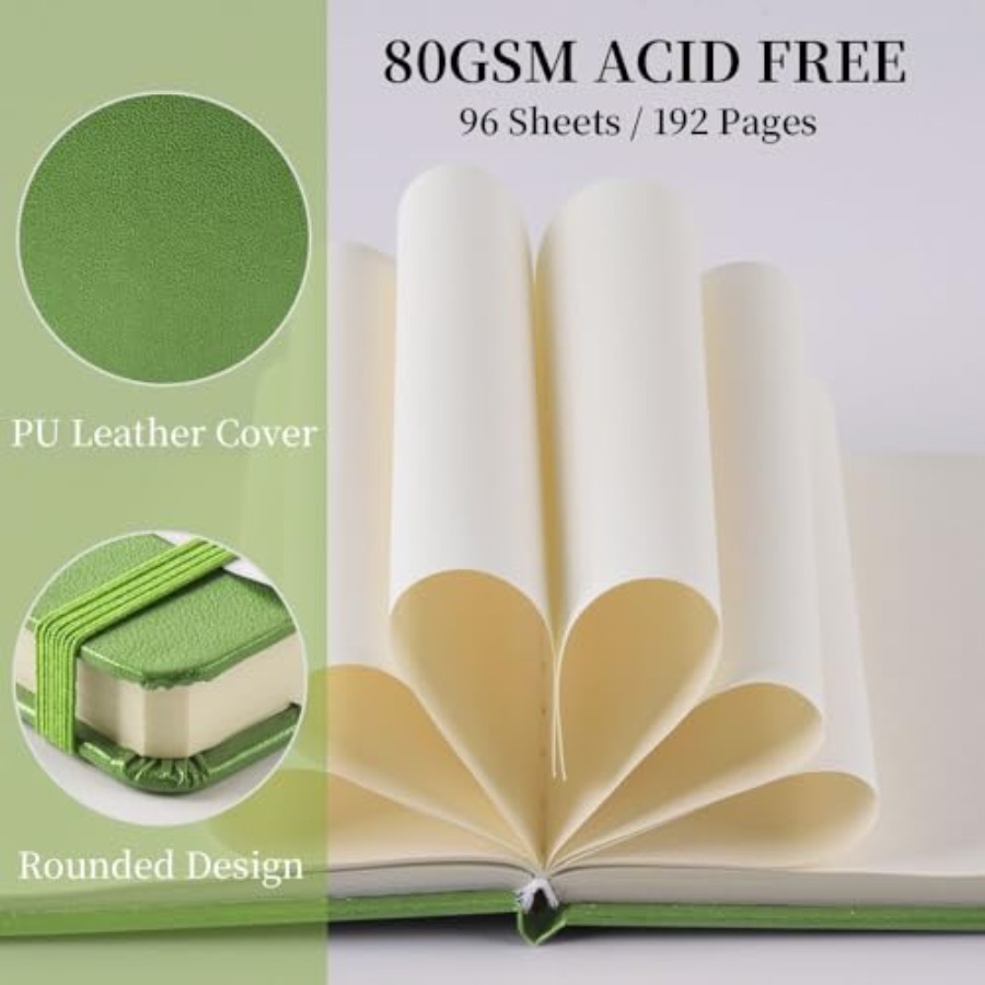 Square 5x5 inches 80gsm 96shee - Travel Notebook Journal incelemesi ve fiyatı