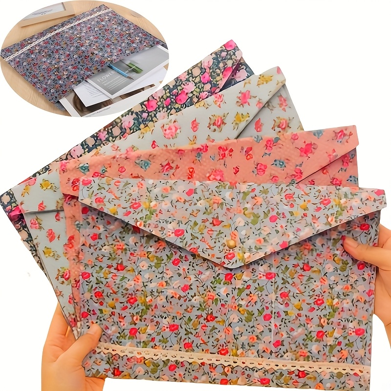 1PC A4 Floral File Folder Eleg - Document Organizer Folder incelemesi ve fiyatı