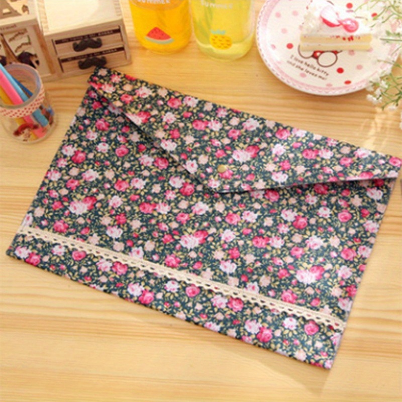 1PC A4 Floral File Folder Eleg - Document Organizer Folder incelemesi ve fiyatı