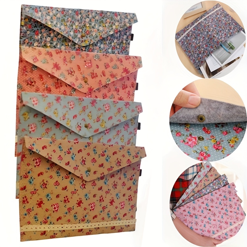 1PC A4 Floral File Folder Eleg - Document Organizer Folder incelemesi ve fiyatı