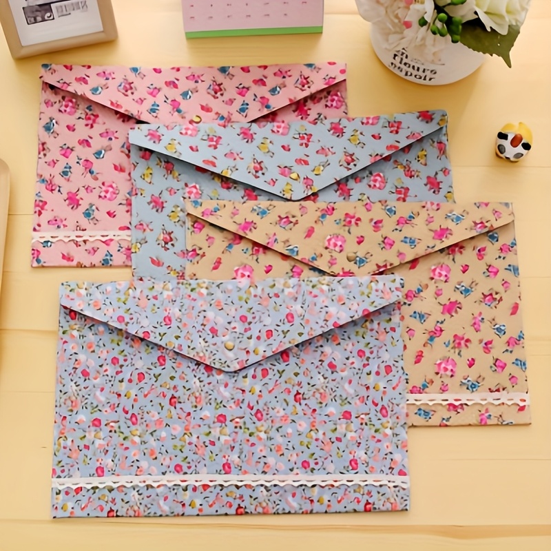 1PC A4 Floral File Folder Eleg - Document Organizer Folder incelemesi ve fiyatı