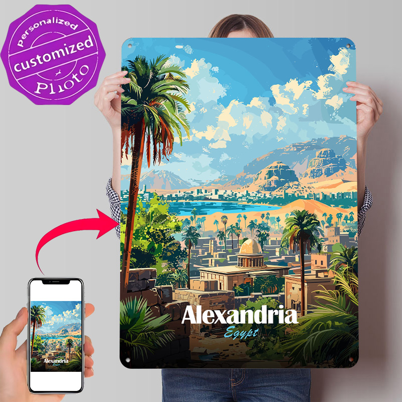 Alexandria Egypt Travel Poster - Travel Accessories Egypt incelemesi ve fiyatı