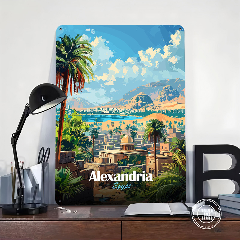 Alexandria Egypt Travel Poster - Travel Accessories Egypt incelemesi ve fiyatı