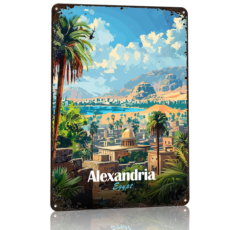 Alexandria Egypt Travel Poster - Travel Accessories Egypt incelemesi ve fiyatı
