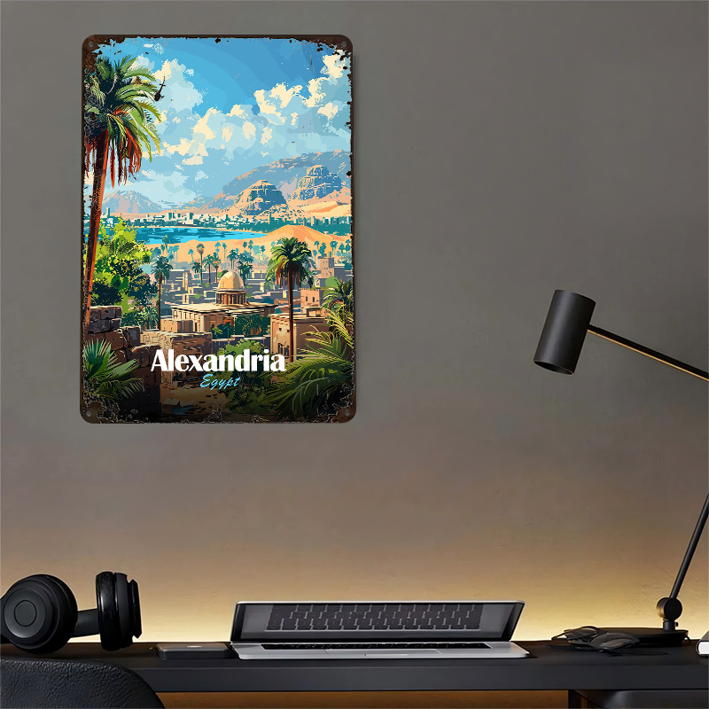 Alexandria Egypt Travel Poster - Travel Accessories Egypt incelemesi ve fiyatı