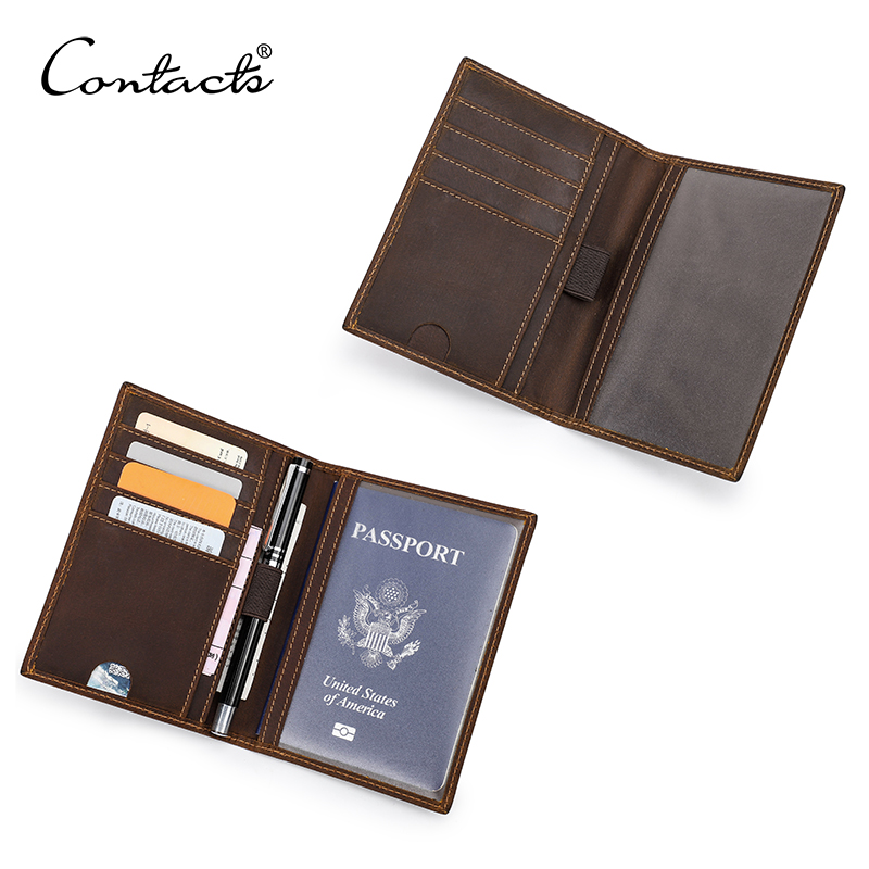 CONTACT'S Passport Holder Men  - Travel Wallet Slim incelemesi ve fiyatı
