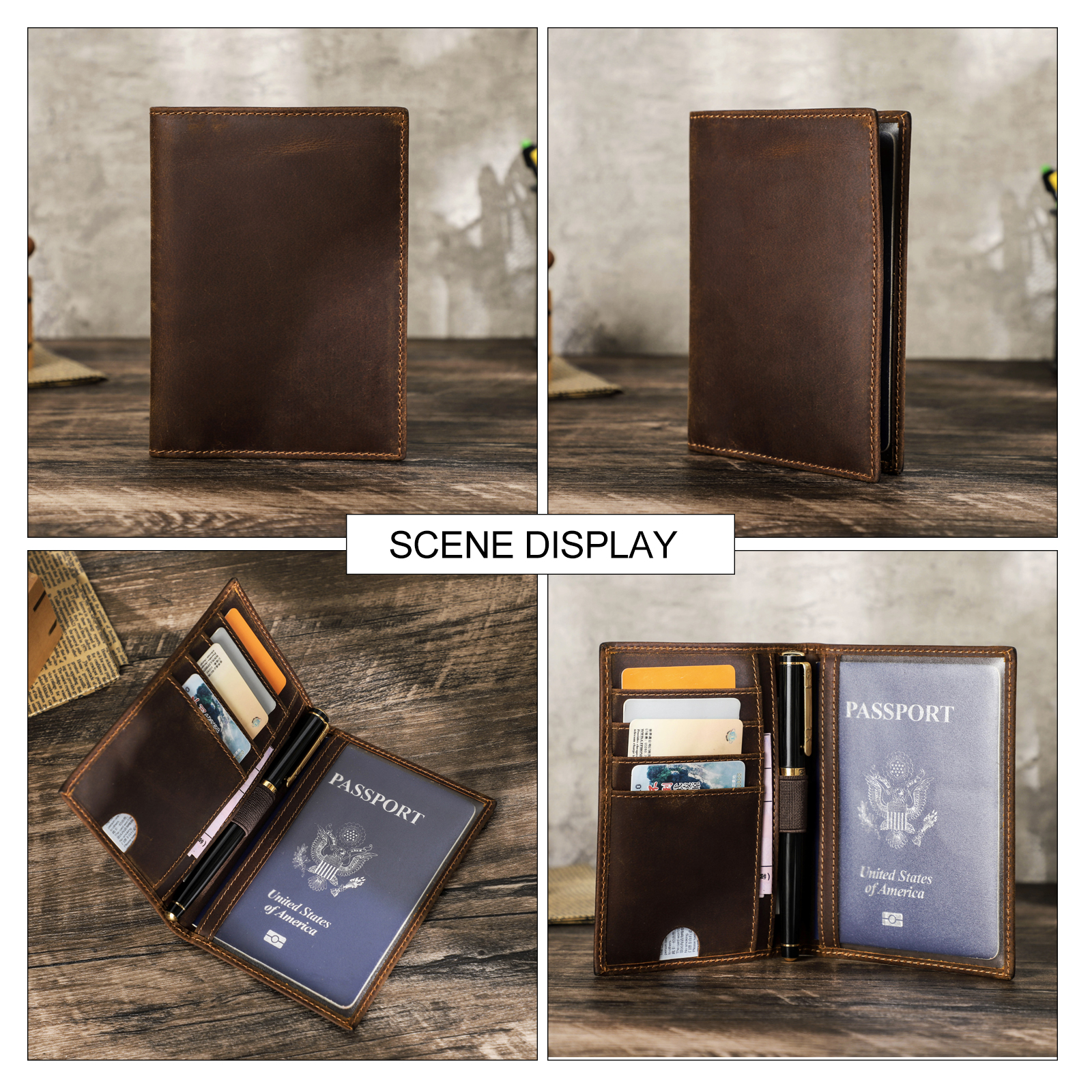 CONTACT'S Passport Holder Men  - Travel Wallet Slim incelemesi ve fiyatı