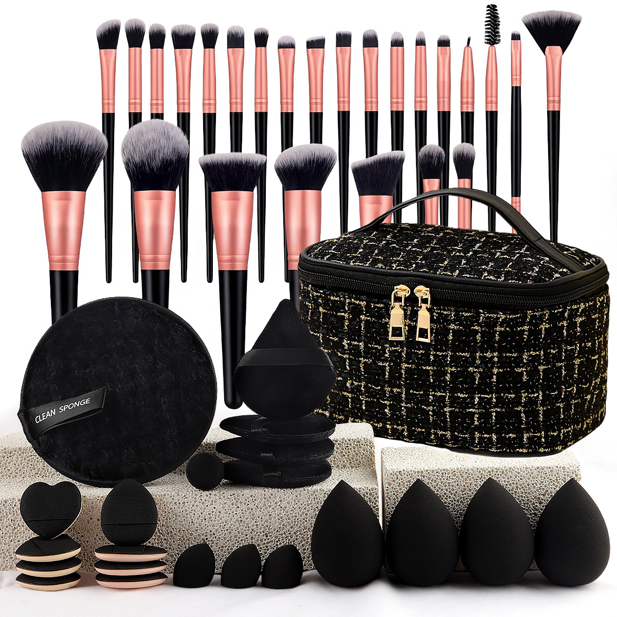 Makeup Brush Set Chic Fragranc - Travel Accessories Kit incelemesi ve fiyatı