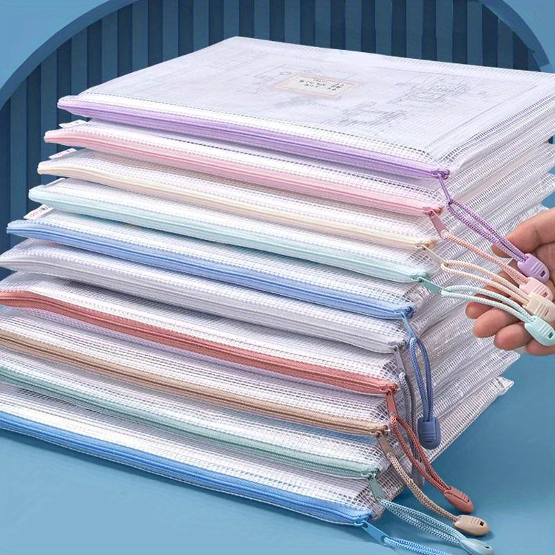 Morandi Grid File Bag Thick A4 - Document Organizer Folder incelemesi ve fiyatı