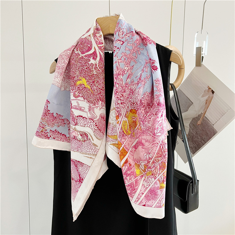 Mulberry Silk Scarf Double Fac - Travel Accessories Neck incelemesi ve fiyatı