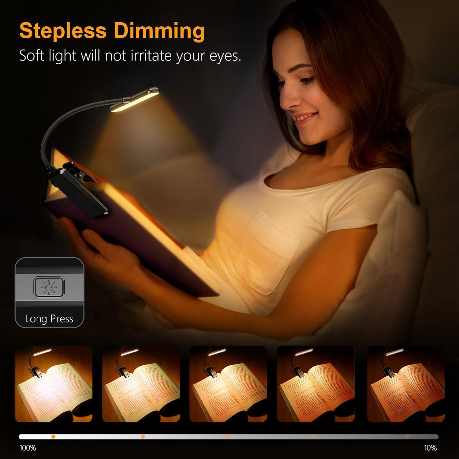 LED Book Light Reading Light E - Book Light Flexible incelemesi ve fiyatı