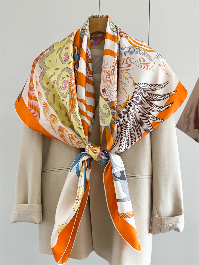 Designer Silk Scarf Women Spri - Travel Accessories Deals incelemesi ve fiyatı