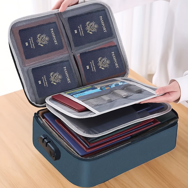 Lockable File Storage Bag,3-La - Document Organizer Folder incelemesi ve fiyatı
