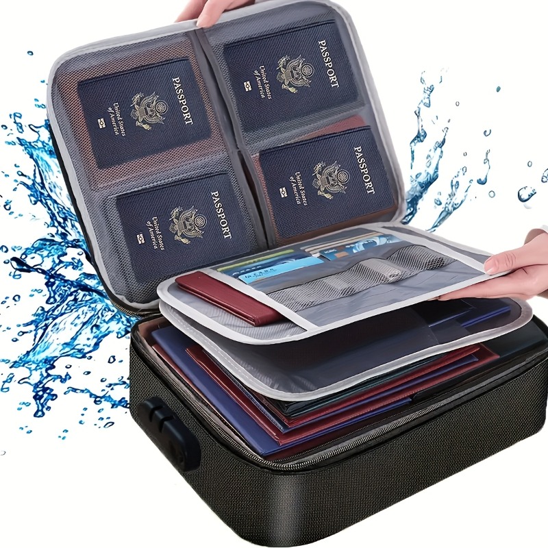 Lockable File Storage Bag,3-La - Document Organizer Folder incelemesi ve fiyatı
