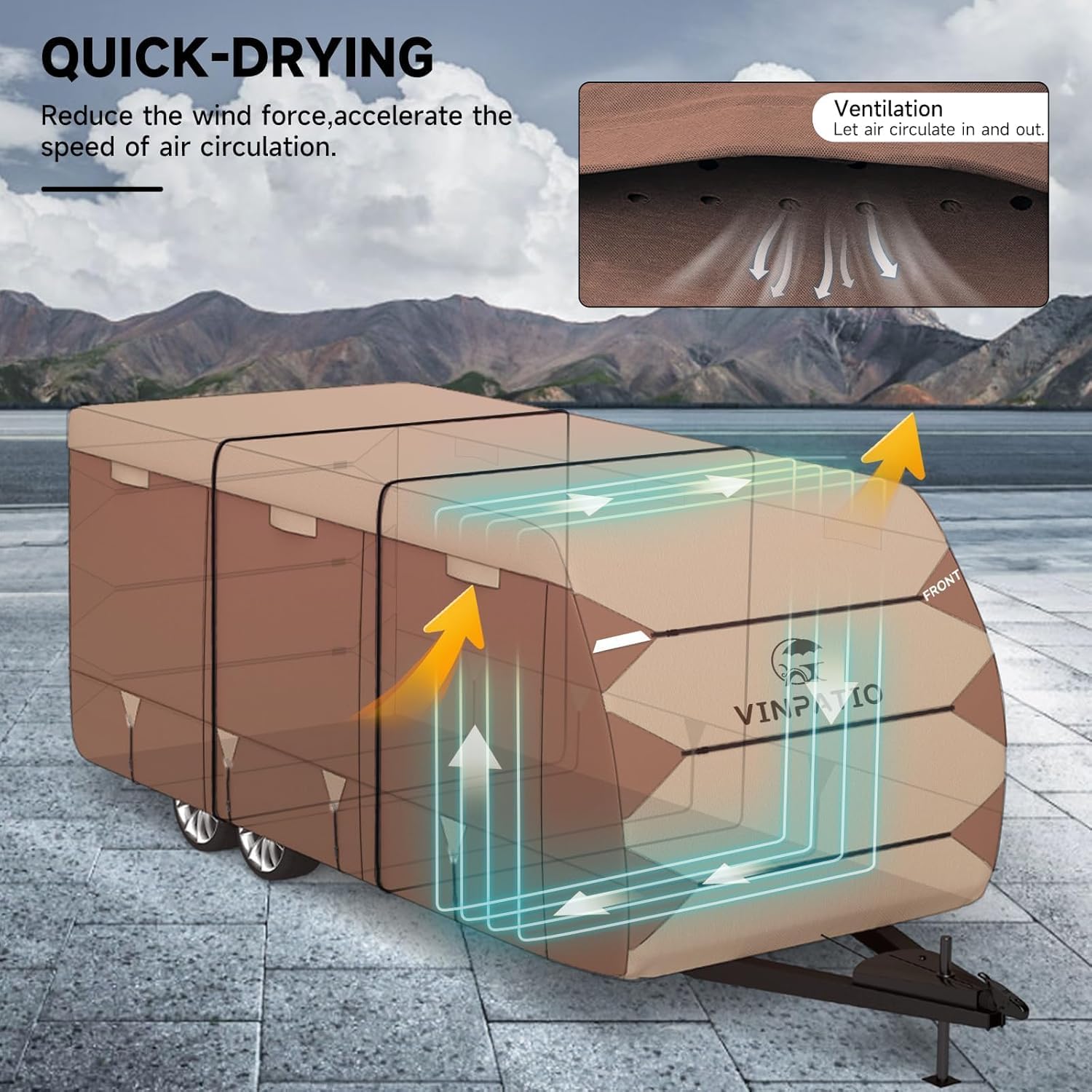 Vinpatio Travel Trailer RV Cov - Travel Accessories Kit incelemesi ve fiyatı