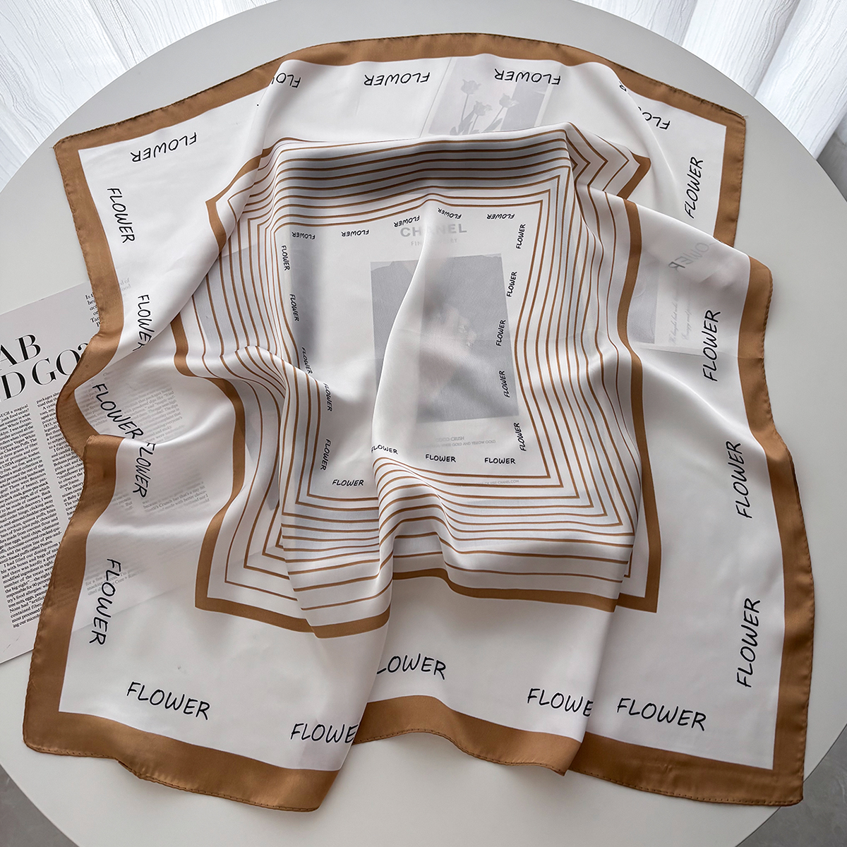 Luxury Print Scarf For Women E - Travel Accessories Neck incelemesi ve fiyatı
