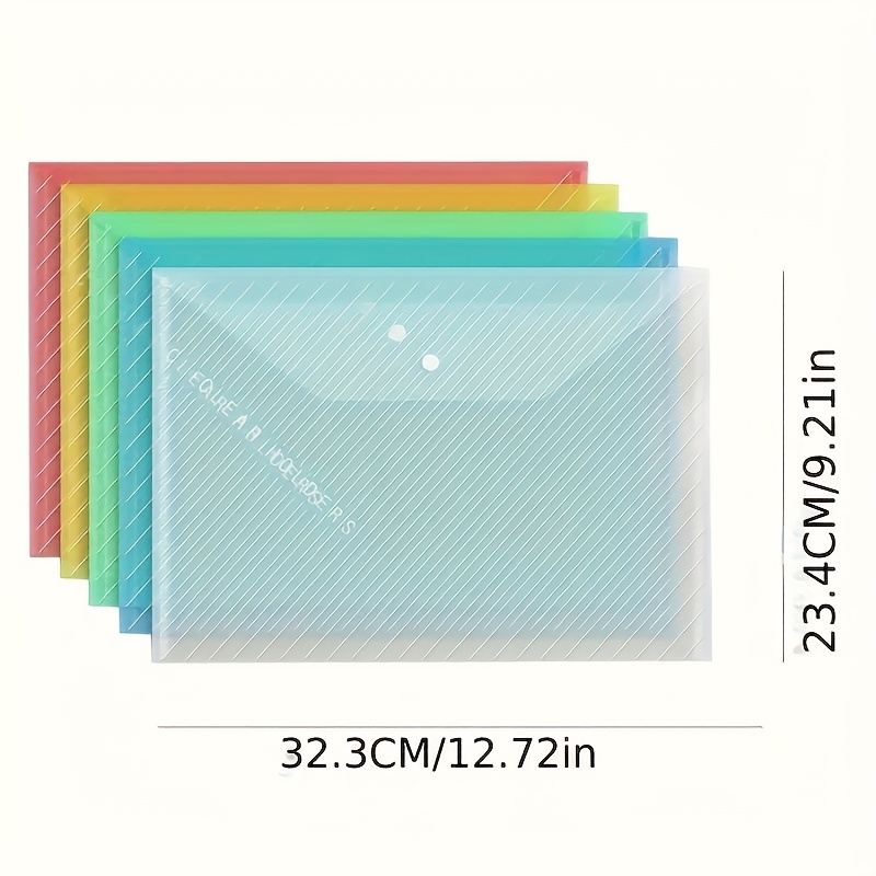 5/10 Pcs/set A4 Transparent Fi - Document Organizer Folder incelemesi ve fiyatı
