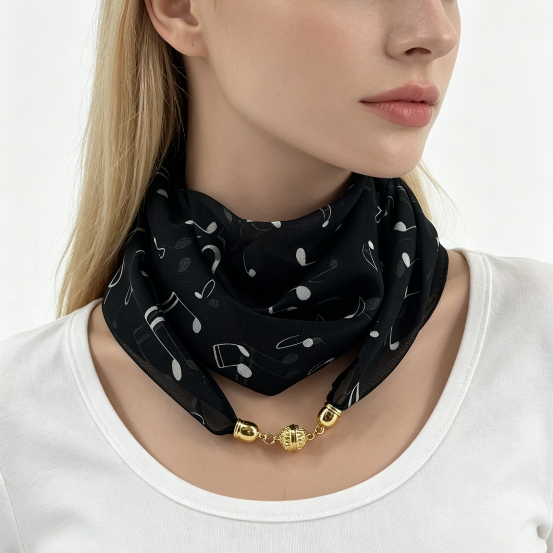 Musical Note Print Magnetic Bu - Travel Accessories Neck incelemesi ve fiyatı