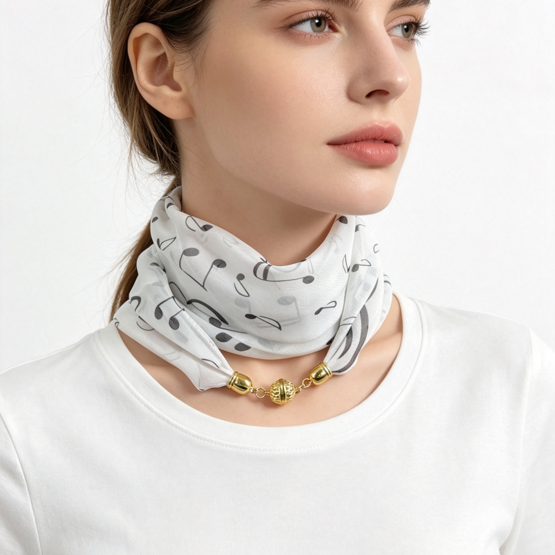 Musical Note Print Magnetic Bu - Travel Accessories Neck incelemesi ve fiyatı