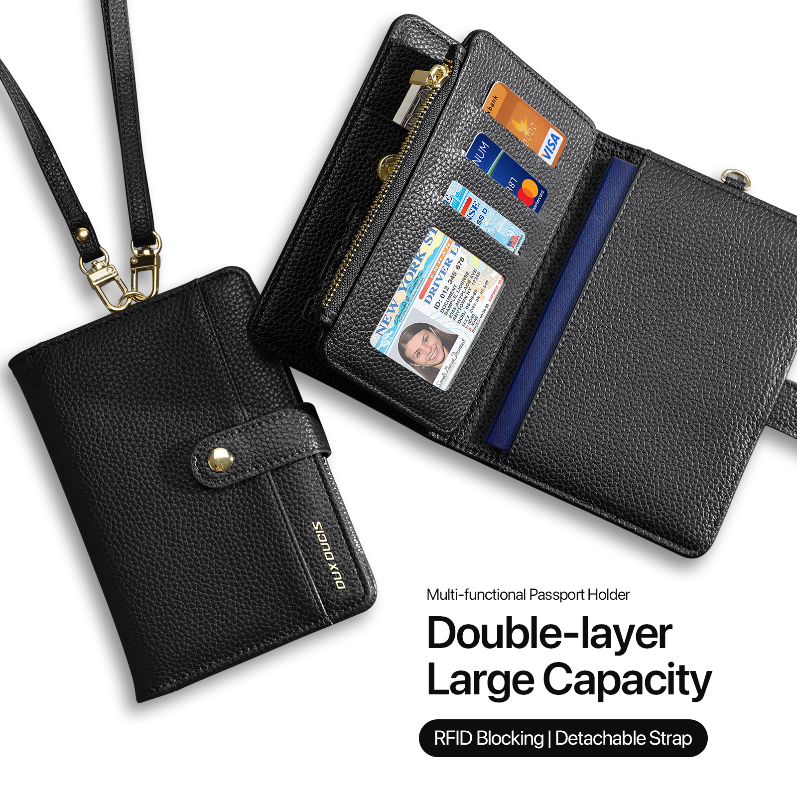 New Large Capacity Unisex Pass - Travel Wallet Slim incelemesi ve fiyatı