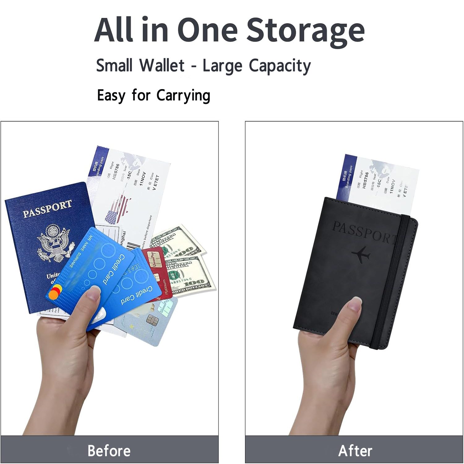 Passport Holder Wallet Cover T - Travel Wallet Slim incelemesi ve fiyatı