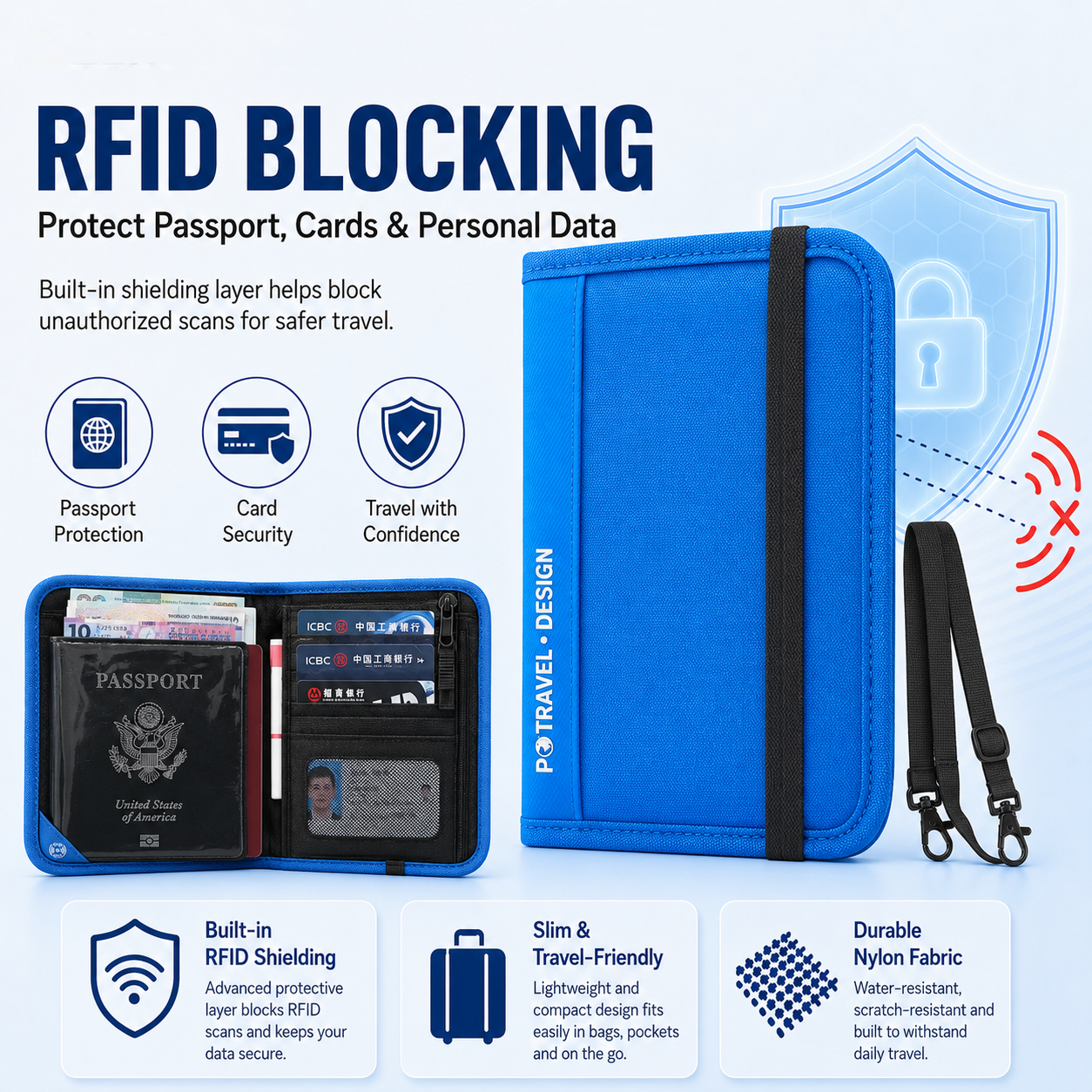 RFID Travel Wallet Passport Ho - Travel Wallet Slim incelemesi ve fiyatı