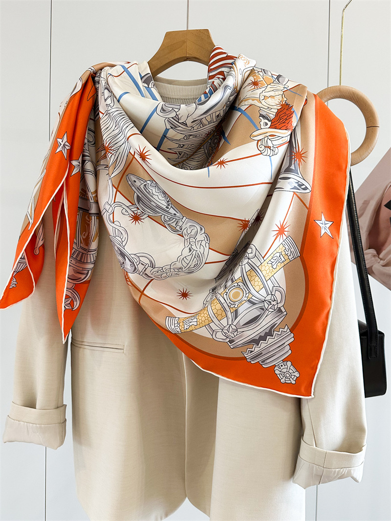Luxury Brand Scarf Large Silk  - Travel Accessories Deals incelemesi ve fiyatı