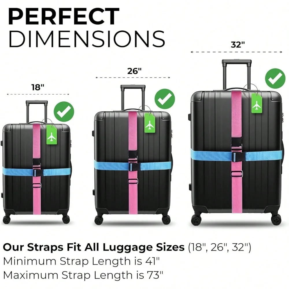 Luggage Strap Set with Luggage - Travel Accessories Luggage Straps incelemesi ve fiyatı
