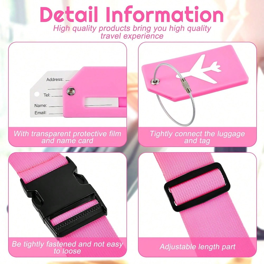Luggage Strap Set with Luggage - Travel Accessories Luggage Straps incelemesi ve fiyatı