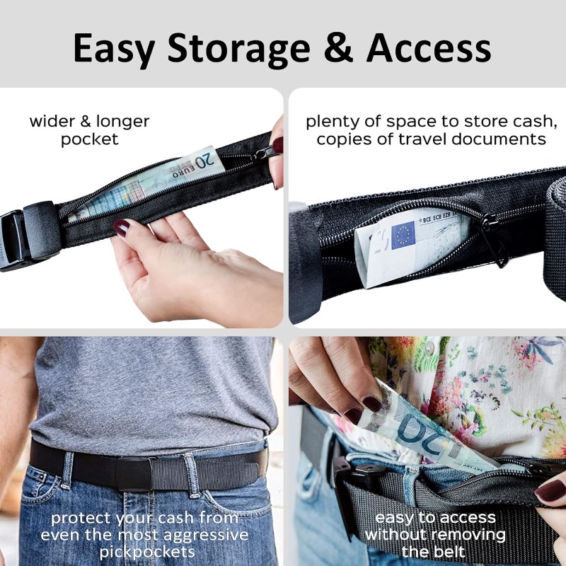 Travel Security Belt with Hidd - Travel Wallet Slim incelemesi ve fiyatı