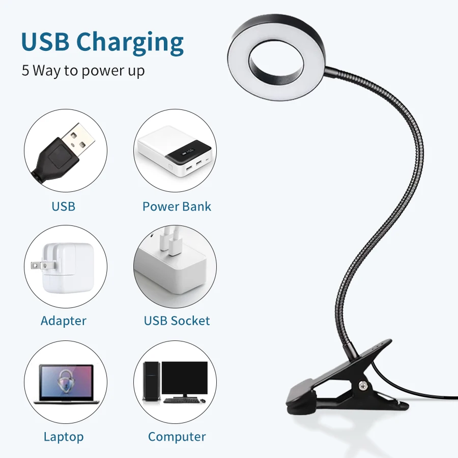 LED Clip On Reading Desk Lamp  - Book Light Flexible incelemesi ve fiyatı