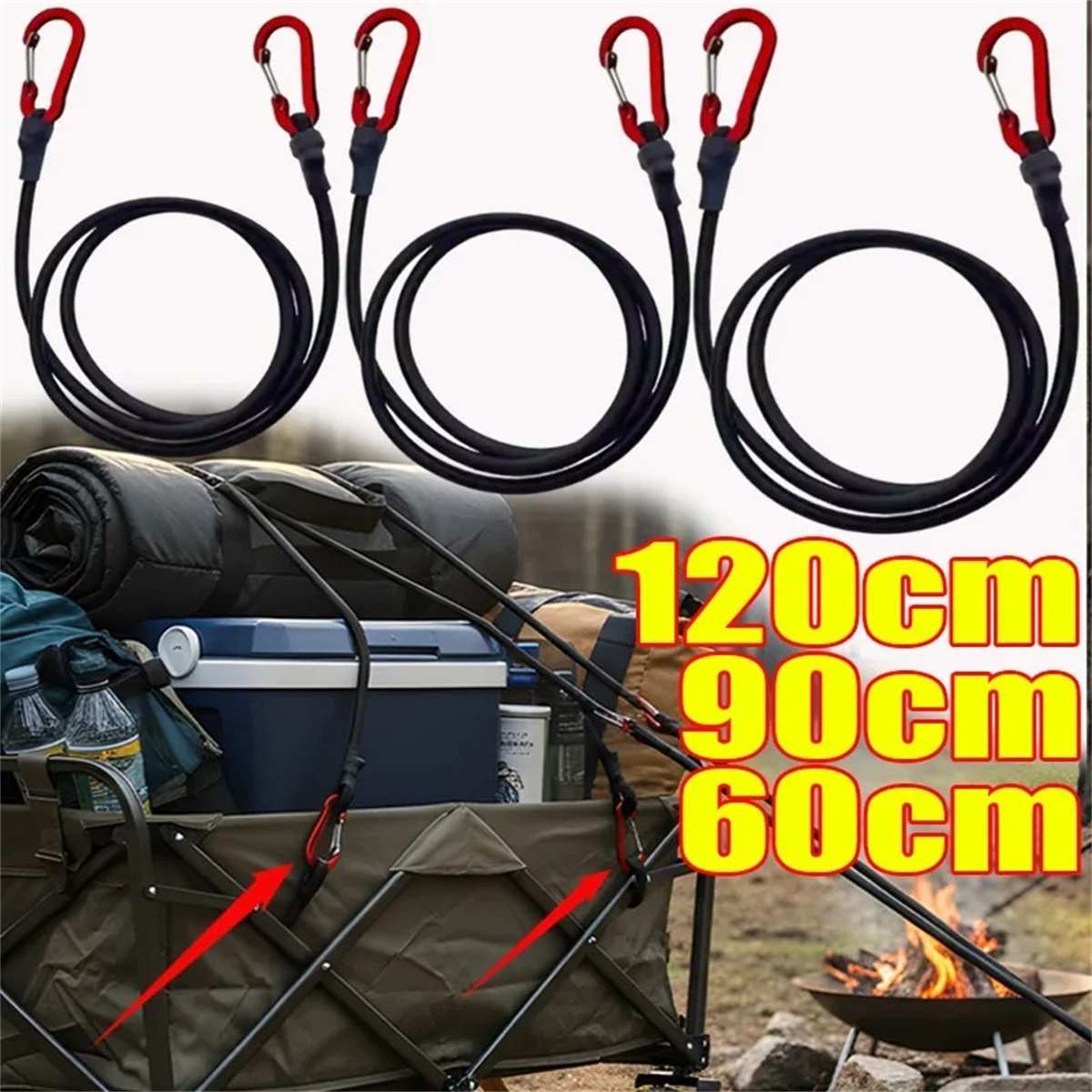 For Camping Luggage Bicycle Ca - Travel Accessories Luggage Straps incelemesi ve fiyatı
