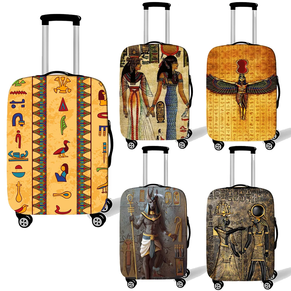 Egyptian Art Print Luggage Cov - Travel Accessories Egypt incelemesi ve fiyatı