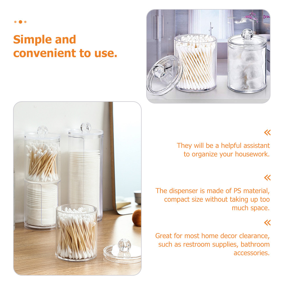 Clear Cotton Ball Dispenser Co - Travel Accessories Organizer incelemesi ve fiyatı