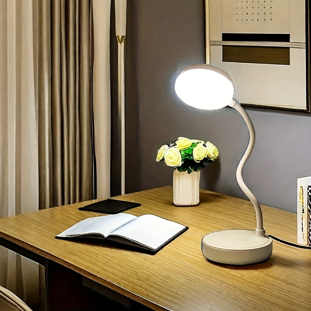 LED Desk Lamp With USB Chargin - Book Light Flexible incelemesi ve fiyatı
