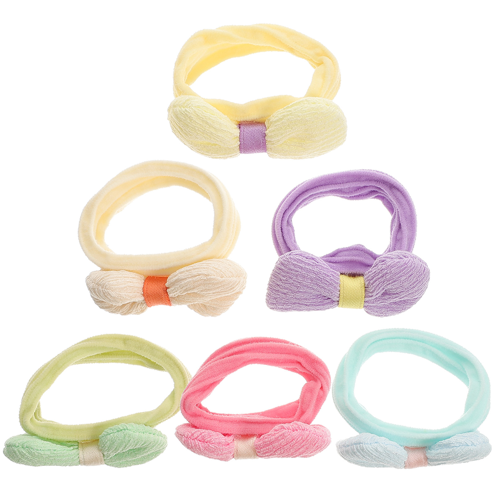 6Pcs Baby Girl Hair Ties with  - Travel Accessories With Toddler incelemesi ve fiyatı