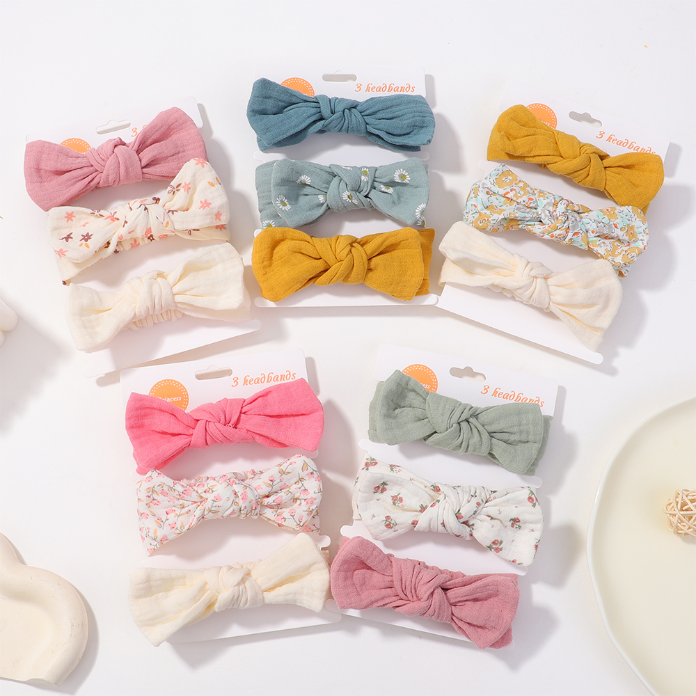 3Pcs/Set Soft Elastic Bows Hea - Travel Accessories With Toddler incelemesi ve fiyatı