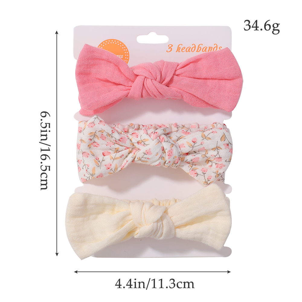 3Pcs/Set Soft Elastic Bows Hea - Travel Accessories With Toddler incelemesi ve fiyatı