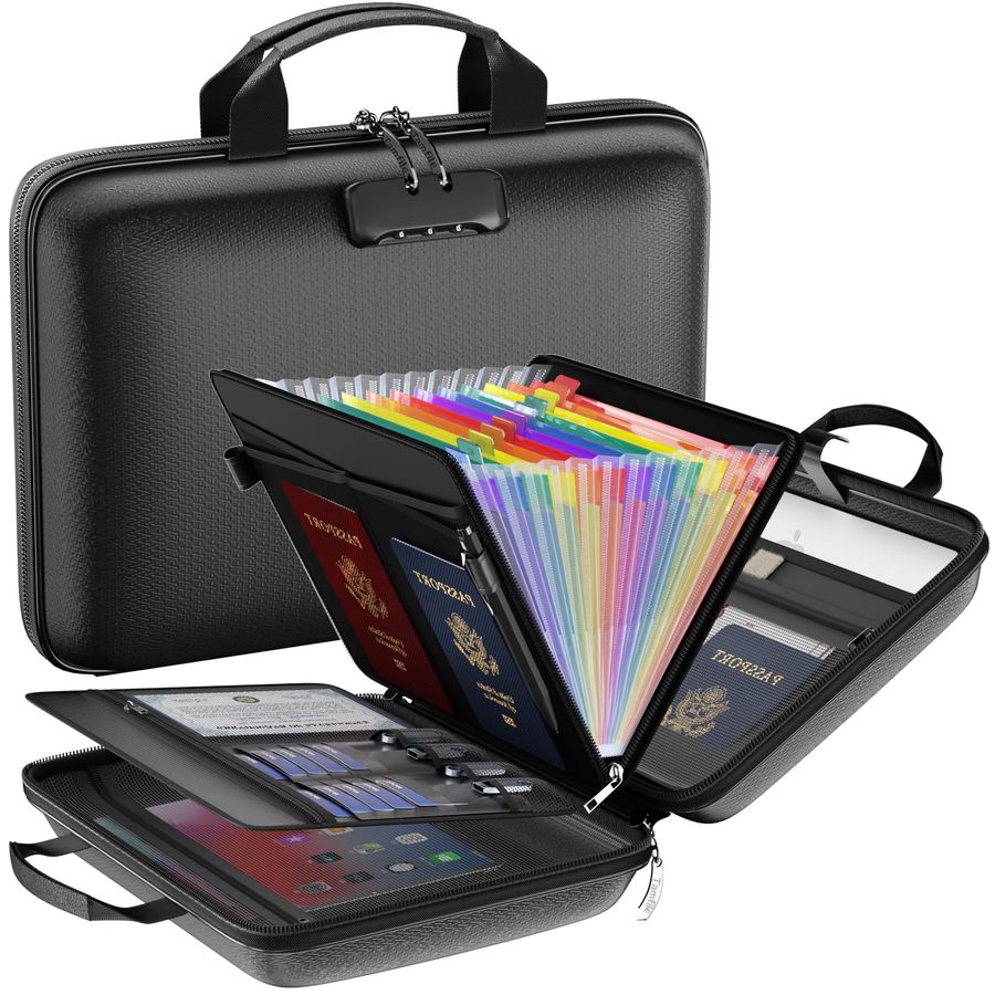 File Organizer with Lock, Hard - Document Organizer Folder incelemesi ve fiyatı