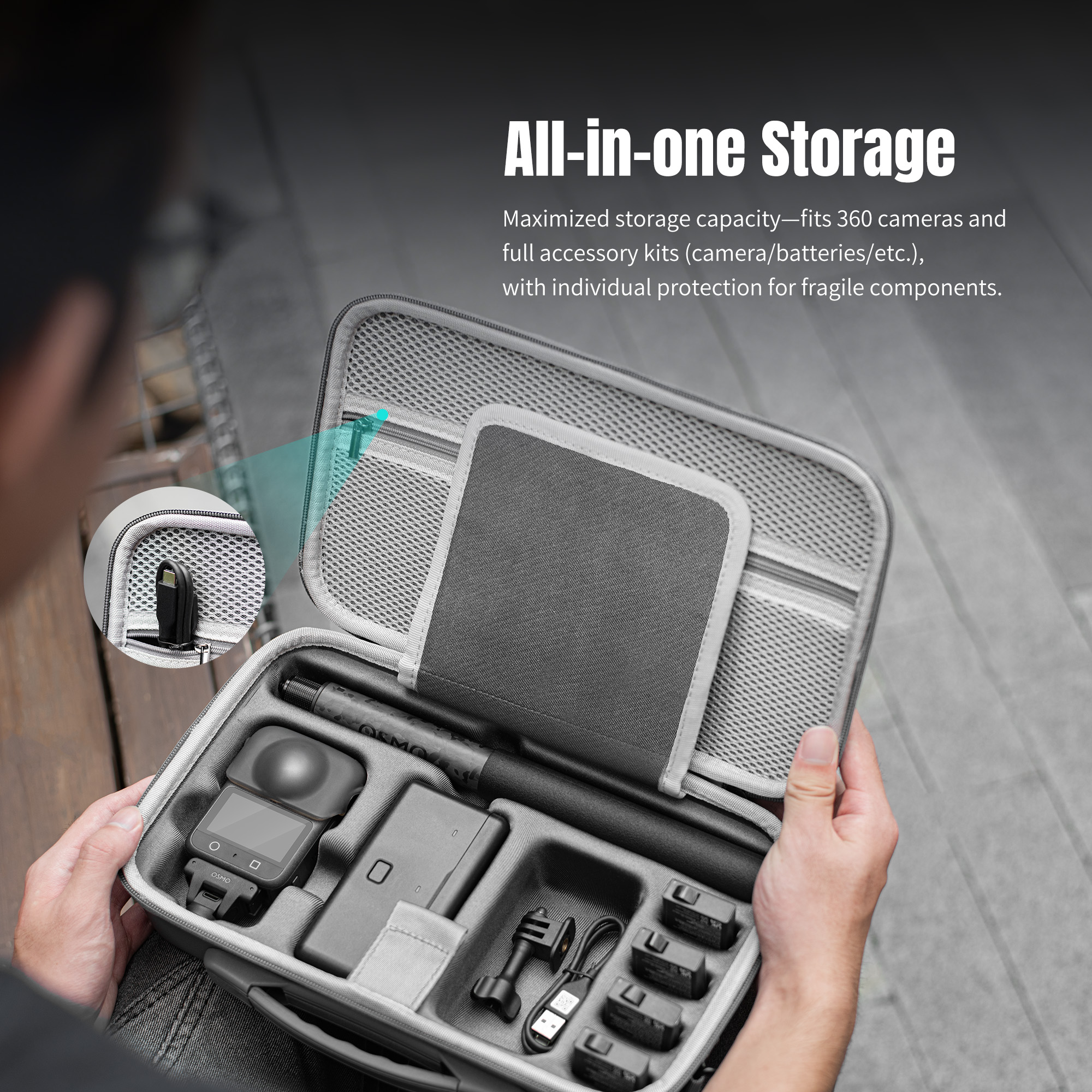For DJI OSMO 360 Travel Carryi - Travel Accessories Case incelemesi ve fiyatı
