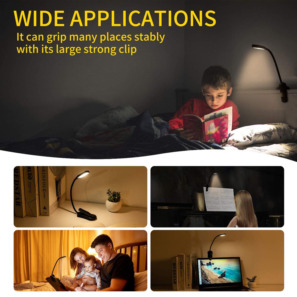7 LED Book Light USB Rechargea - Book Light Flexible incelemesi ve fiyatı